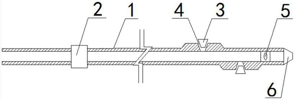 Segmented fixed-point hydraulic fracturing device and method for underground coal mine drilling