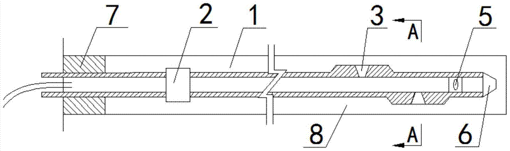 Segmented fixed-point hydraulic fracturing device and method for underground coal mine drilling