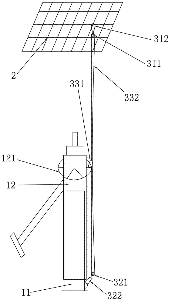 Anti-tipping protection method for pneumatic anchor cable drill rig