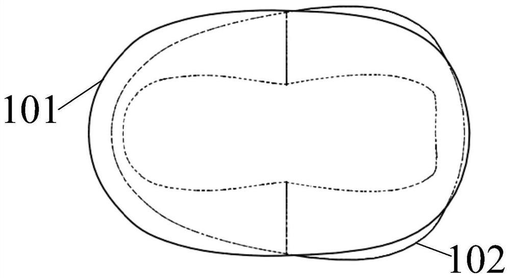 Three-dimensional variable cross-section turbulent flow column structure, heat exchange plate and heat exchanger core