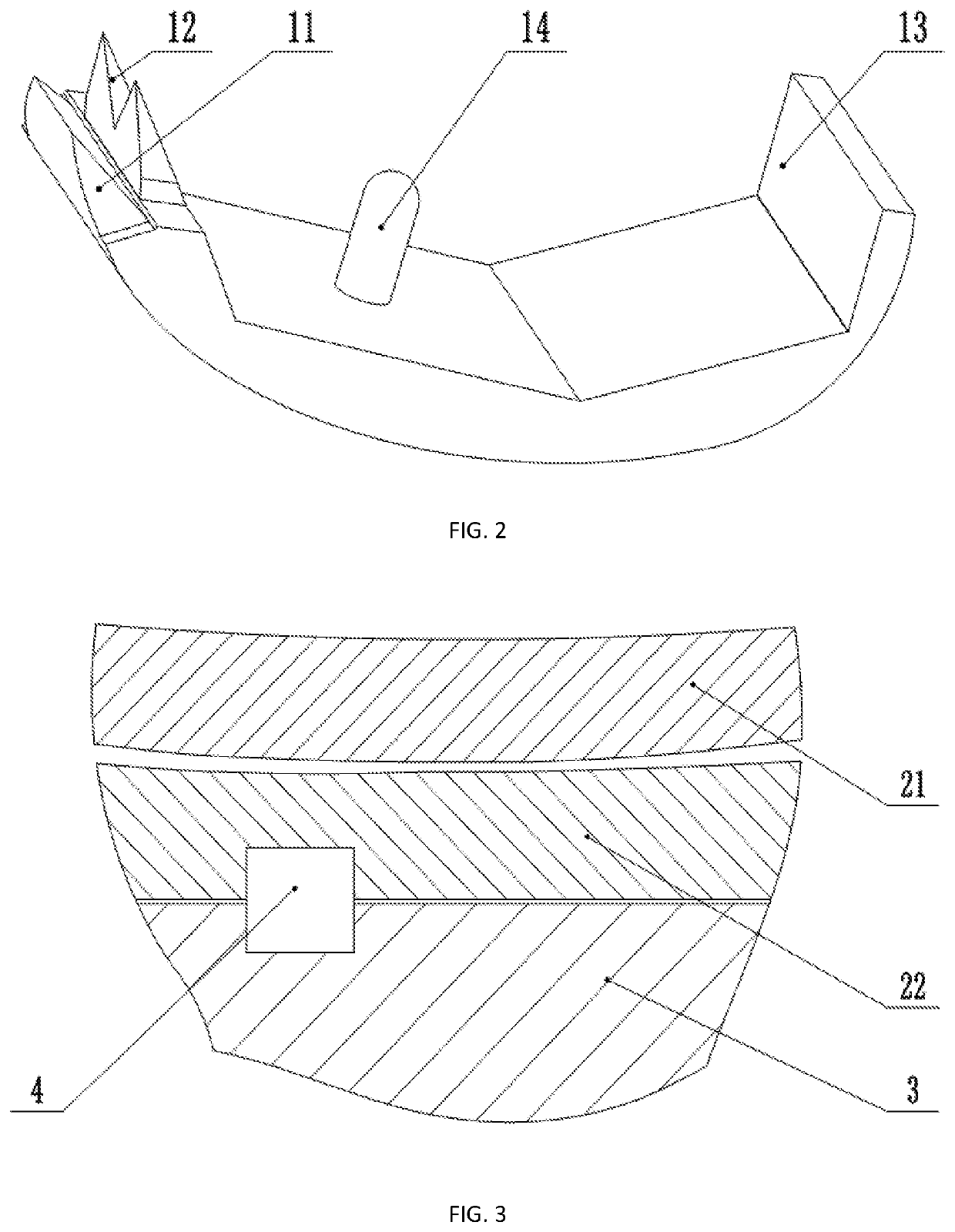 Semi-condyle type artificial knee joint