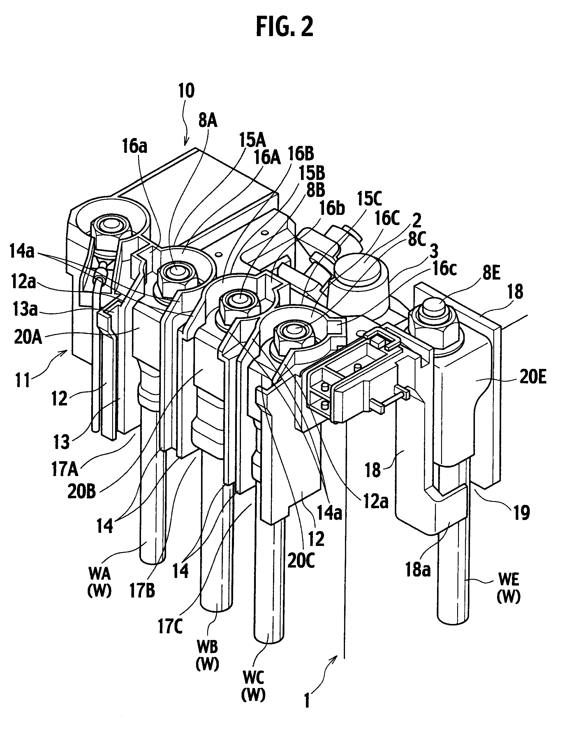 Protection cover attachment structure of battery-mounted fusible link unit