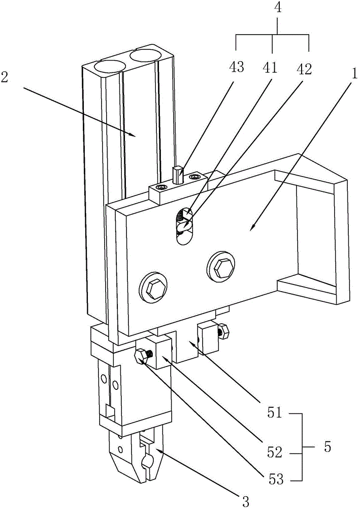 Adjustable clamping mechanism, numerical control machining equipment and use method