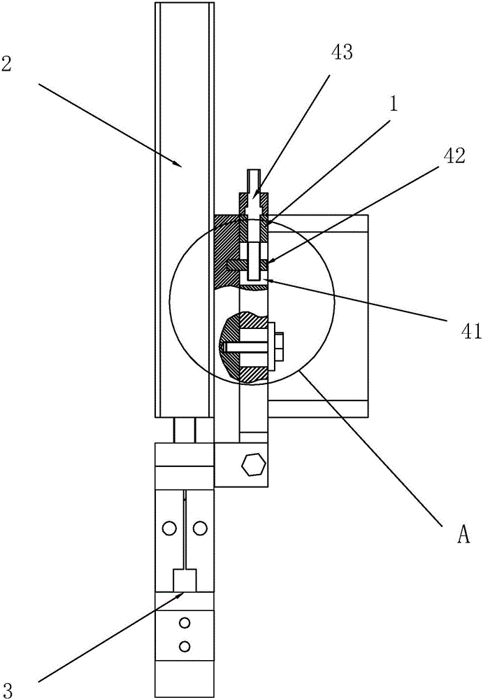 Adjustable clamping mechanism, numerical control machining equipment and use method