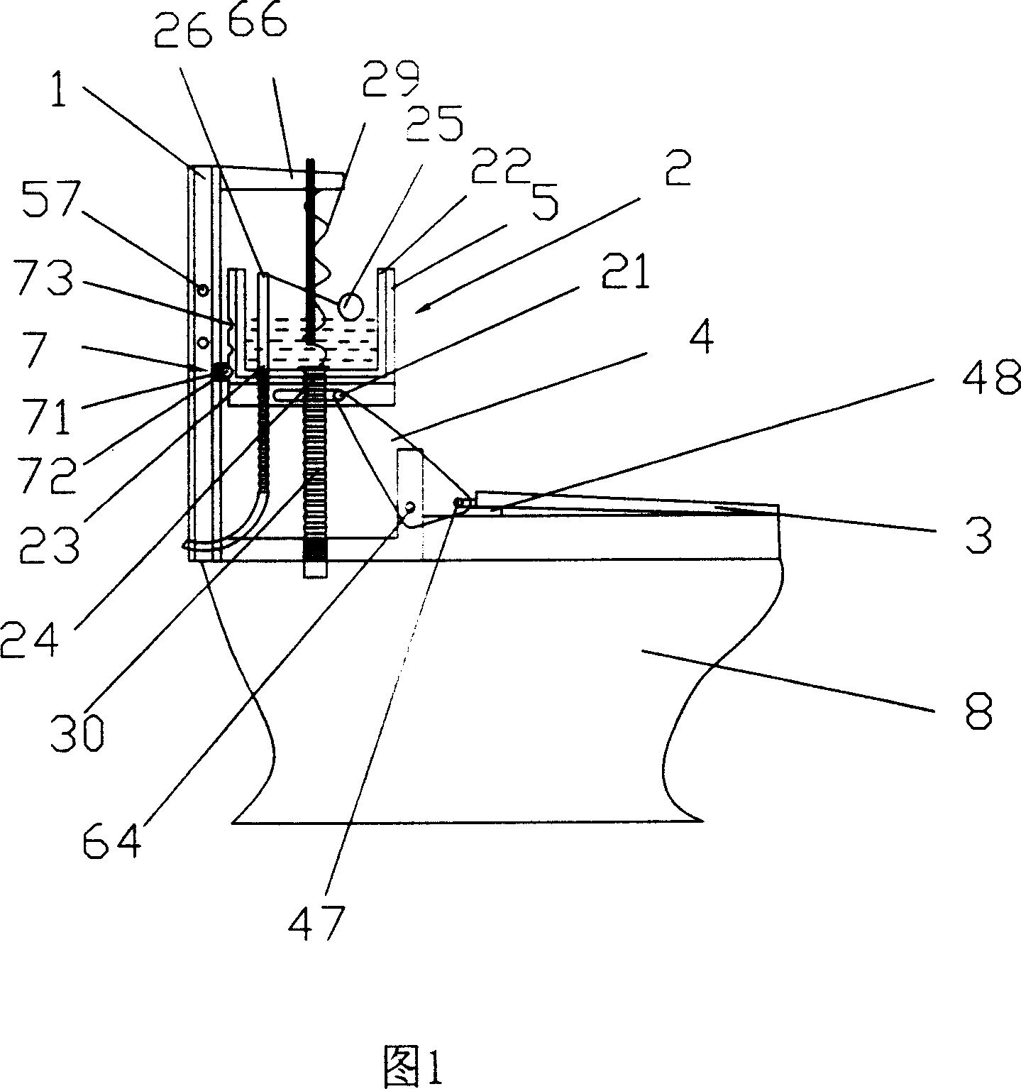 Complex functional toilet closet mechanism