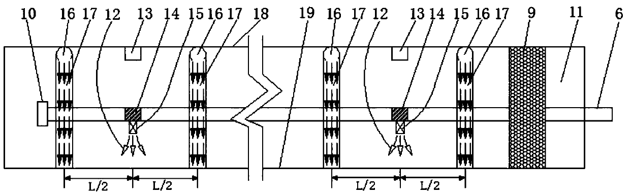 CO2/N2 rapid explosion suppression mine thermal power disaster emergency disposal device and method