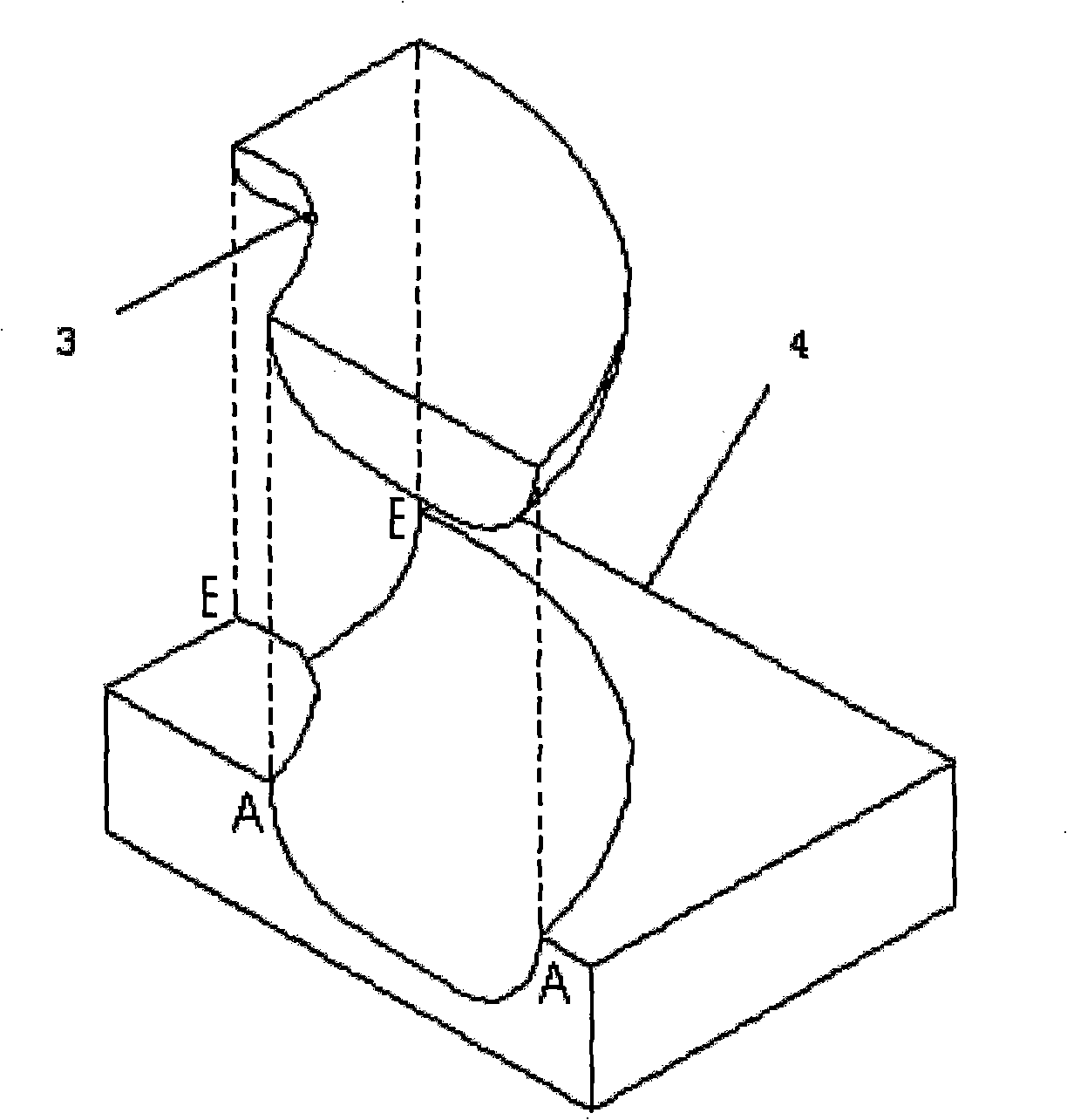 Cavity casting and liner removing technique