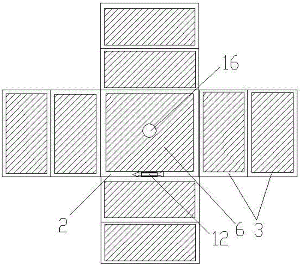 Telescopic solar energy power generation device with lightning protection, wind power generation and light collecting mirror functions