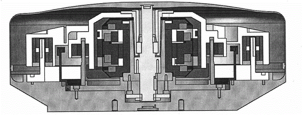 Magnetic suspension controlled sensitive gyroscope configuration based attitude angle velocity measuring method