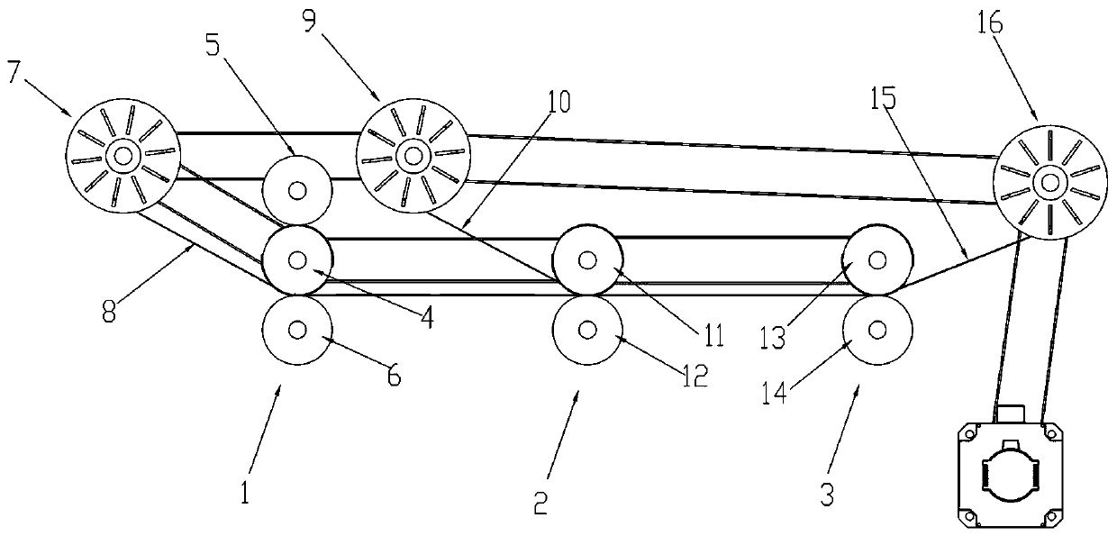 Technology for continuously producing RFID tag antenna in rolling manner