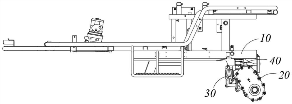 Rear axle suspension device and paddy field operation machine