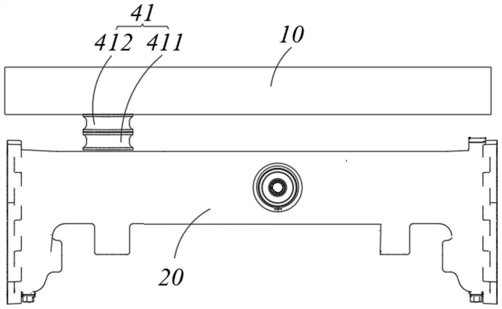 Rear axle suspension device and paddy field operation machine