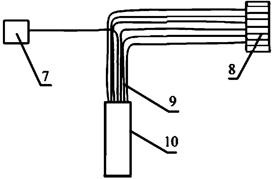 Novel optical fiber sensor for detecting surface defects of steel balls and detection method