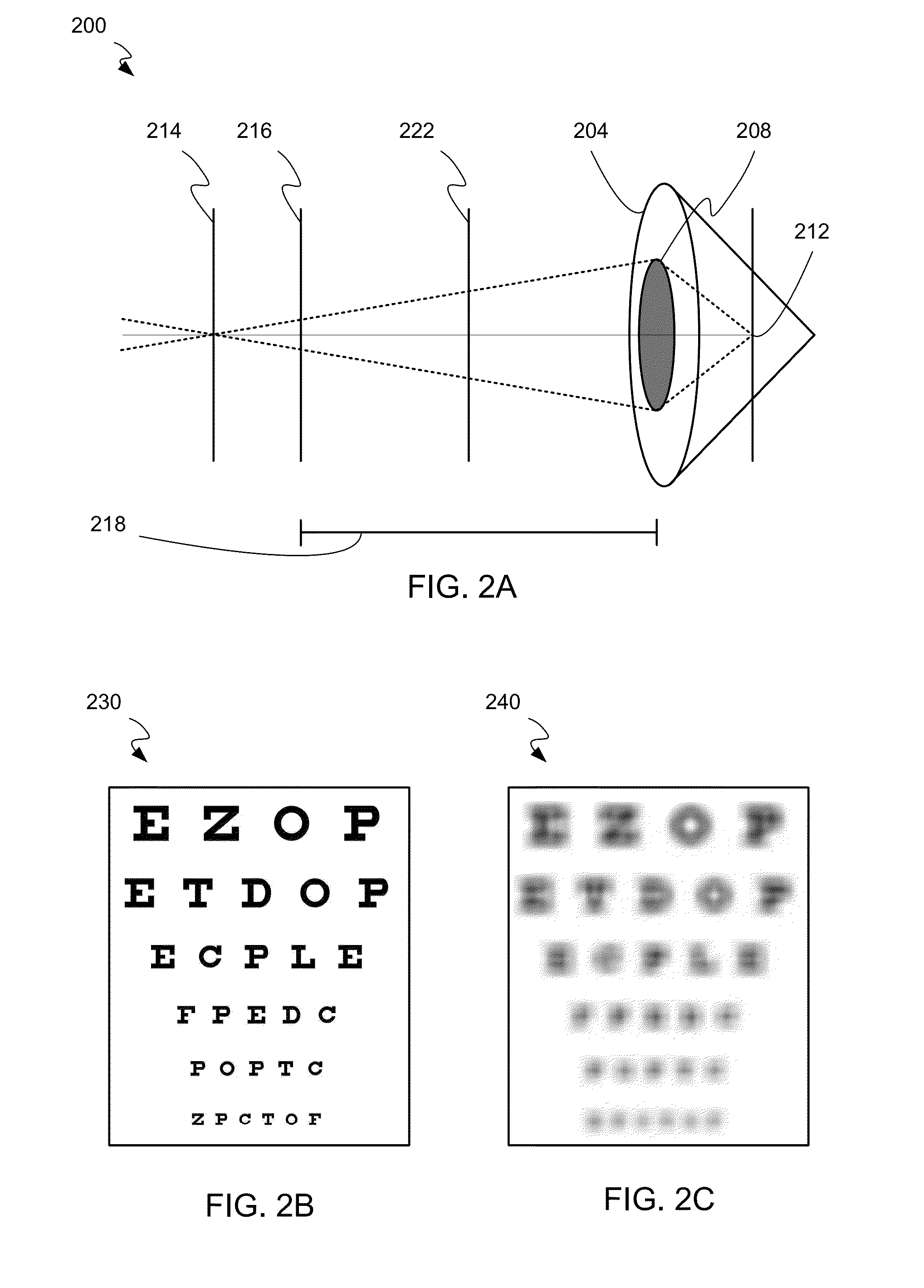 Near-eye optical deconvolution displays