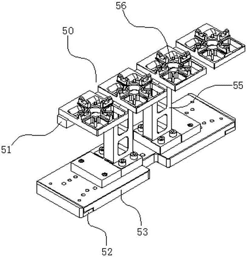 Three-axis cnc automatic loading and unloading and multi-face cutting device