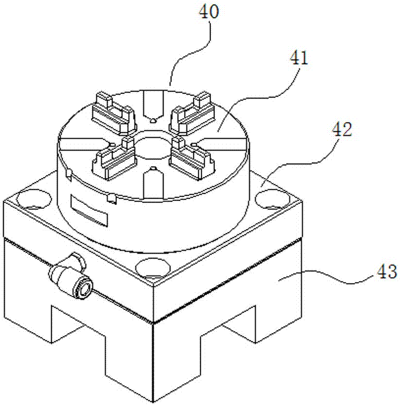 Three-axis cnc automatic loading and unloading and multi-face cutting device