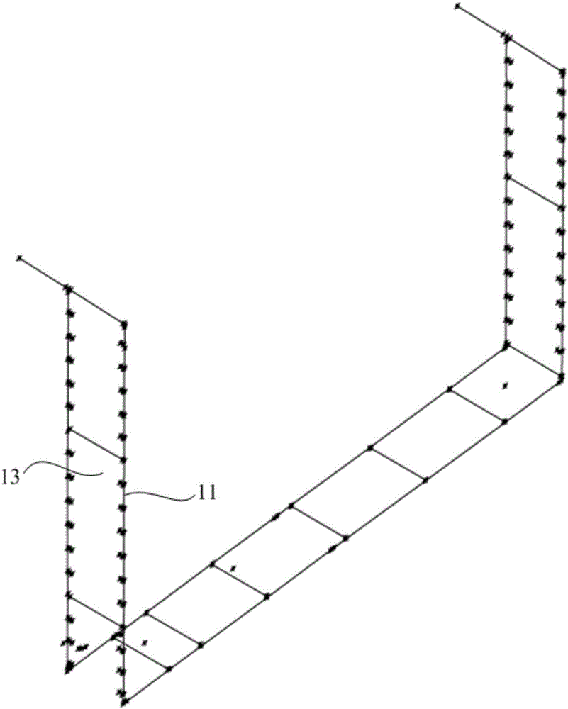 Analog carrying measurement method for ship during hull section joining process