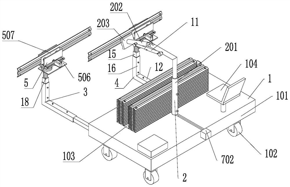 Highway guardrail mounting device and using method thereof