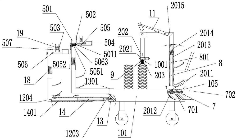 Highway guardrail mounting device and using method thereof