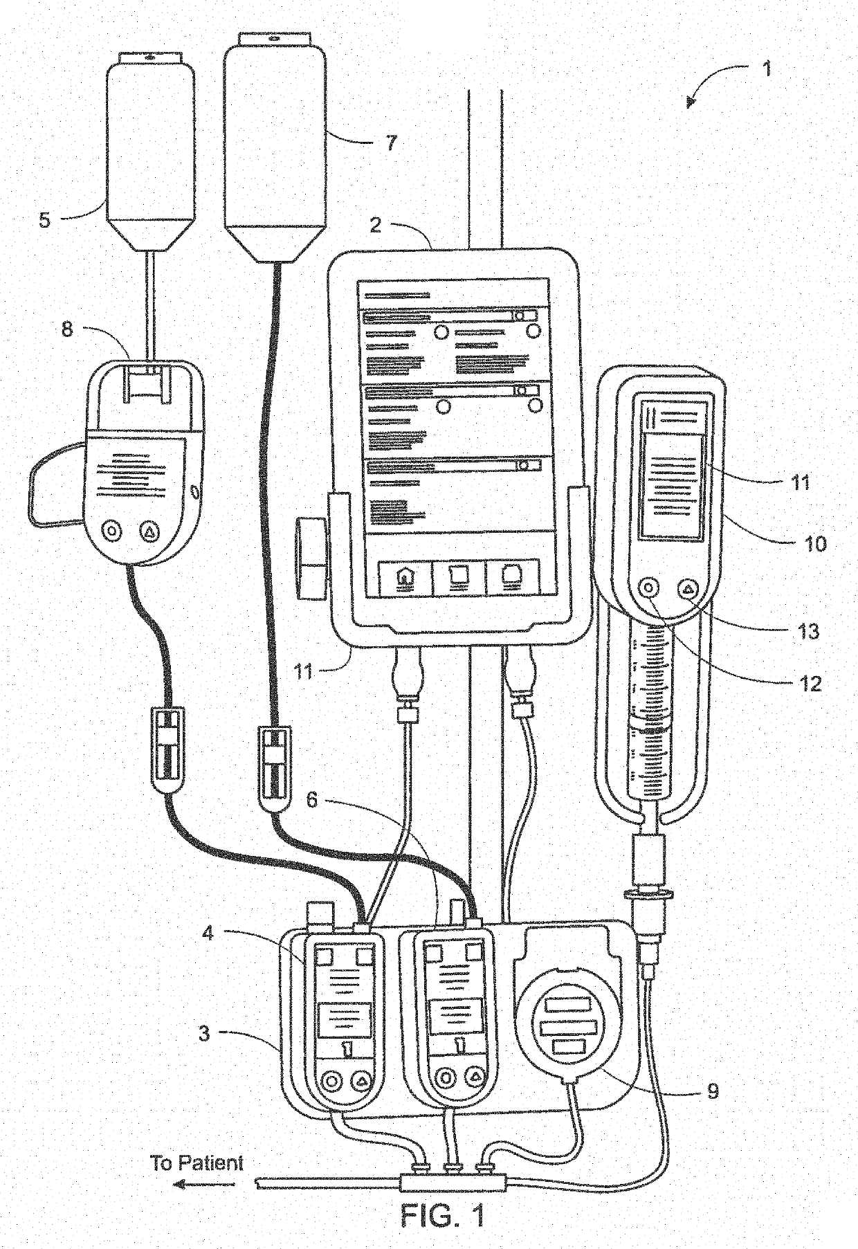 Syringe Pump Having a Pressure Sensor Assembly