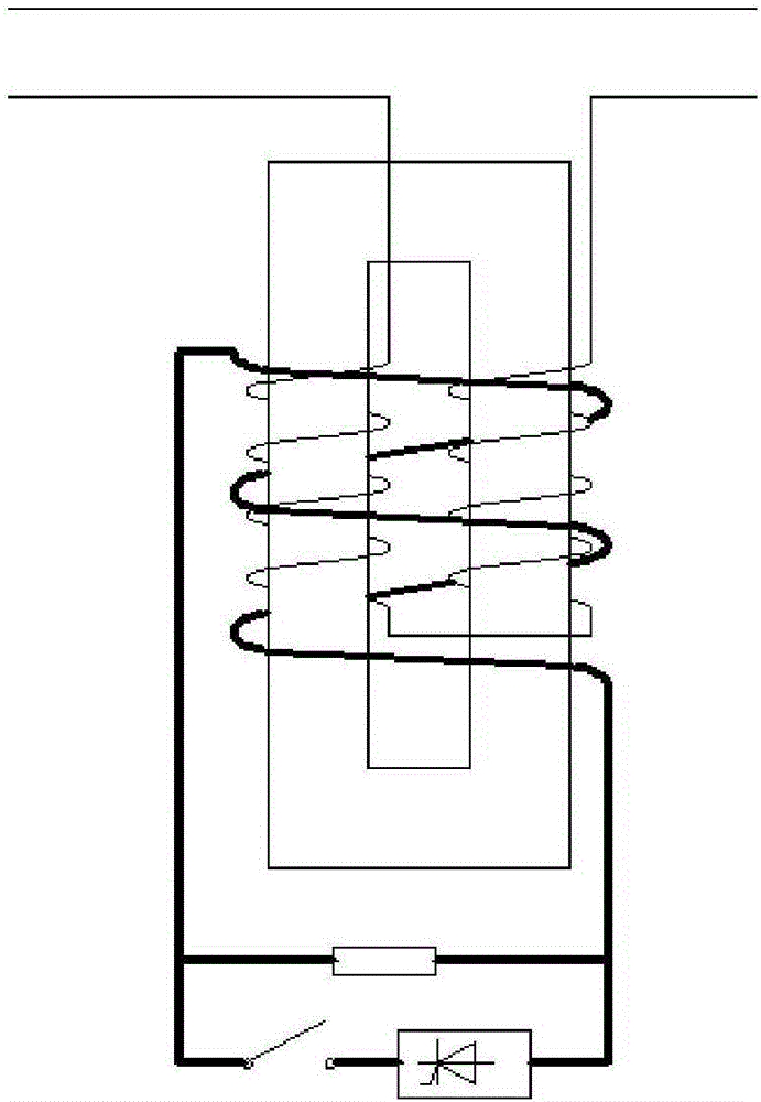 Strongly coupled power fault current limiter