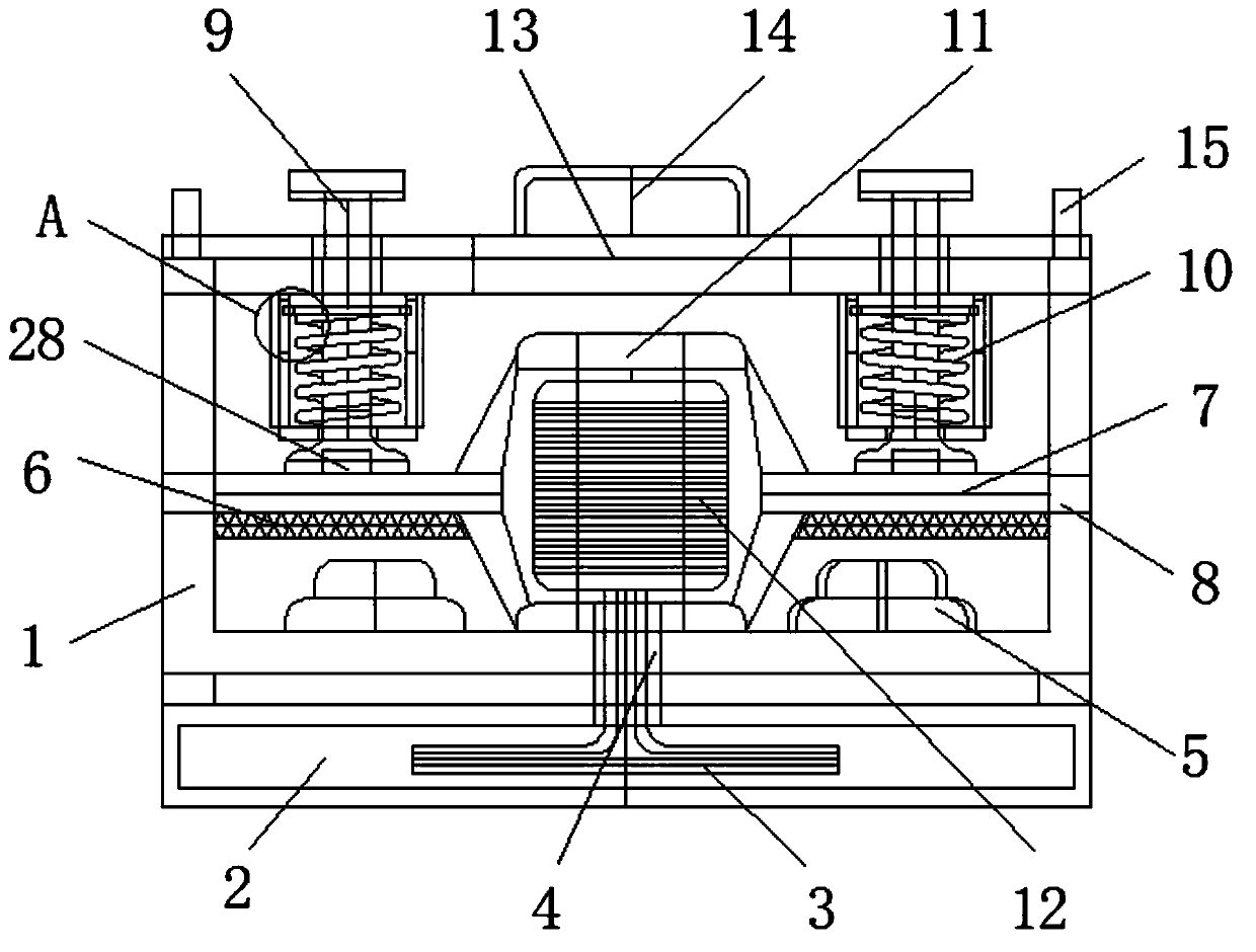 Surgical suture fixing device for operating room nursing