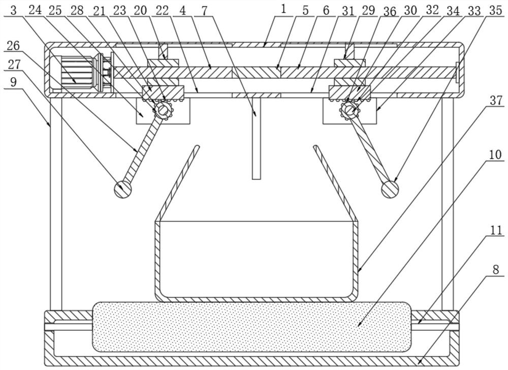 Device for automatically packaging cartons