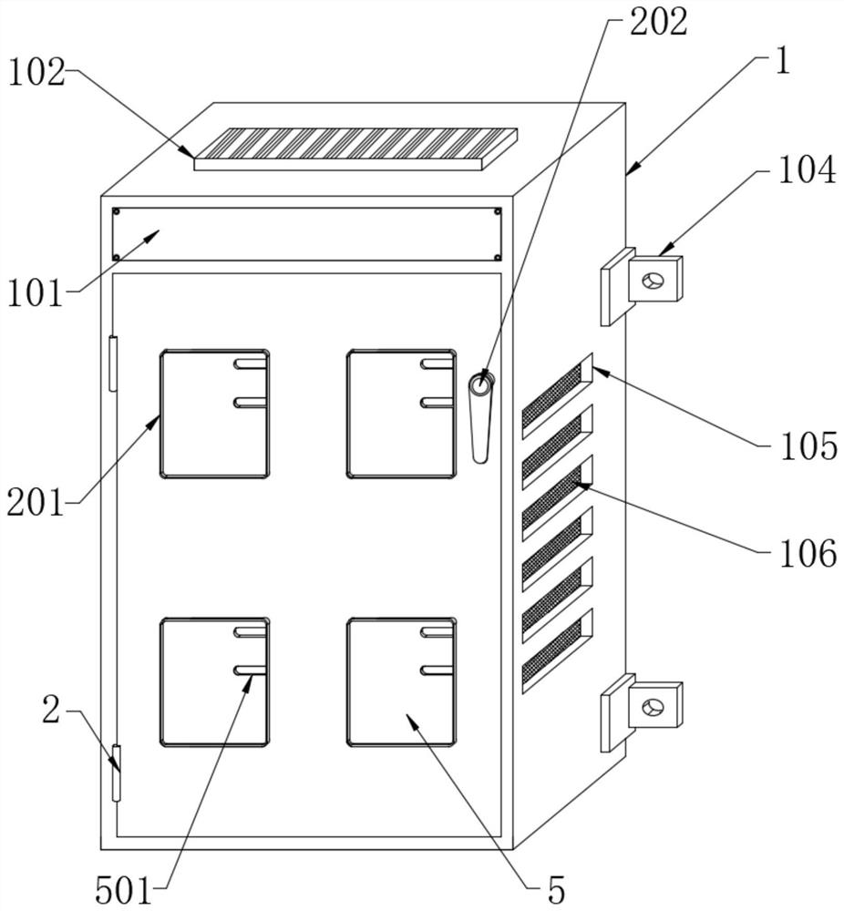 Integrated power distribution cabinet