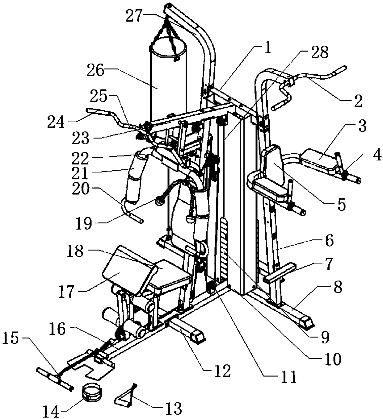 Exercising instrument based on nylon novel material