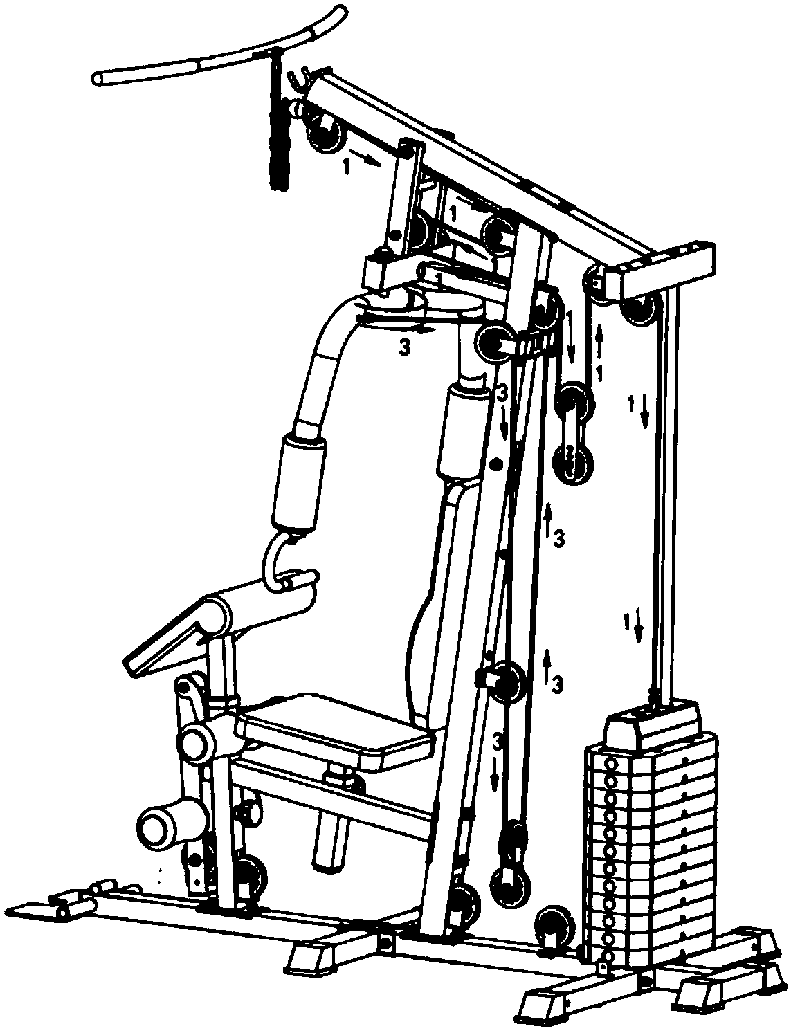 Exercising instrument based on nylon novel material