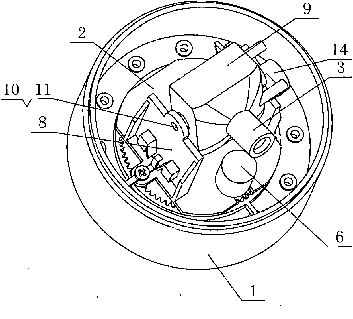 High-precision positioning rotational station