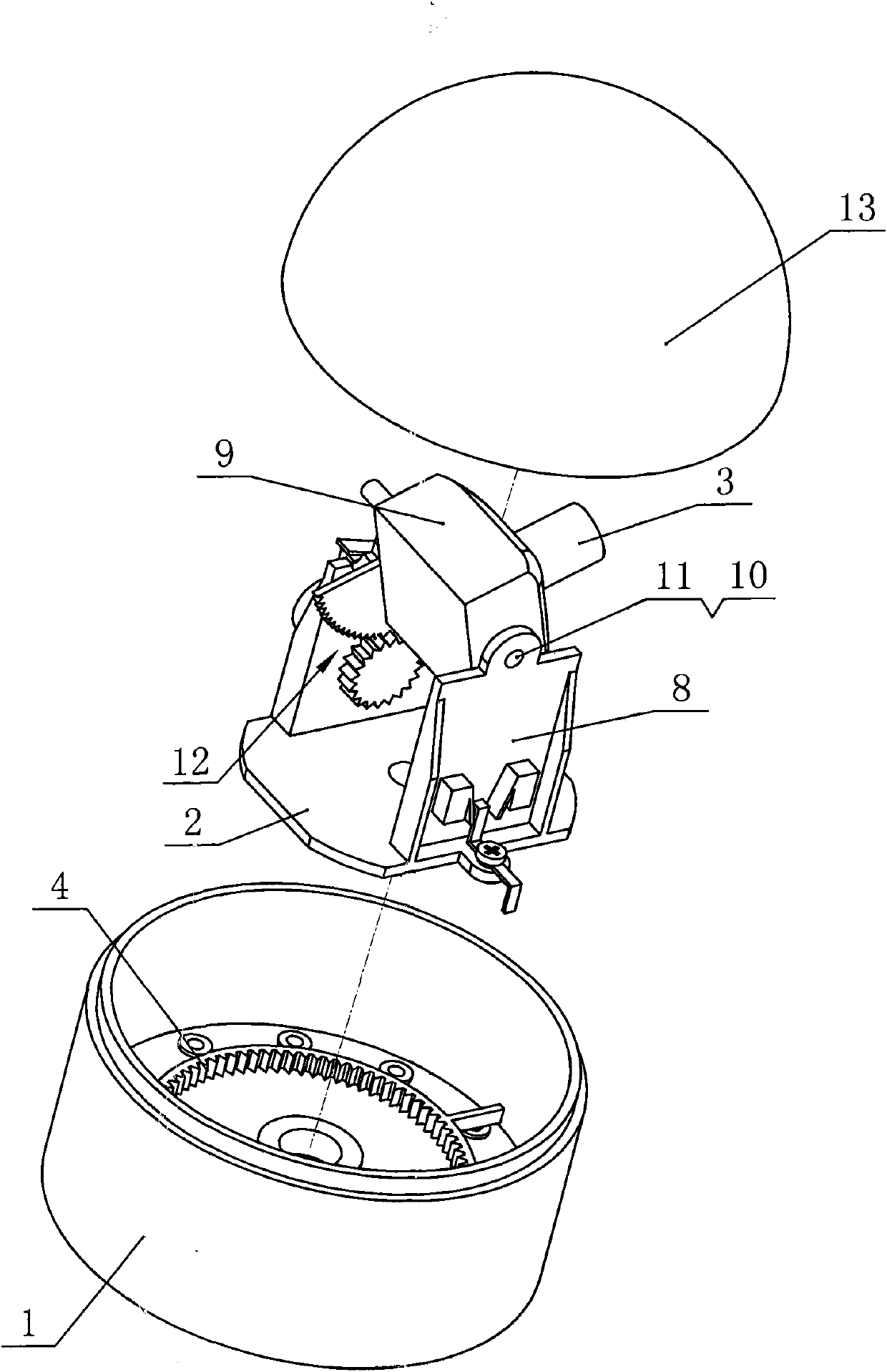 High-precision positioning rotational station