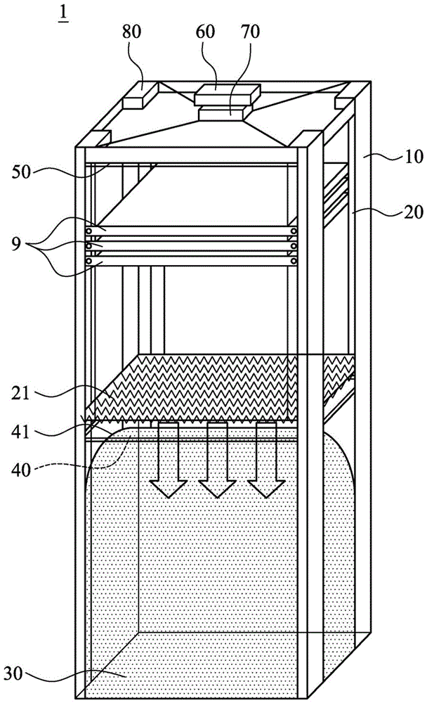 Fireproof cabinet and its fire prevention method