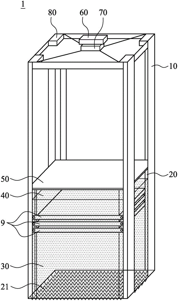 Fireproof cabinet and its fire prevention method