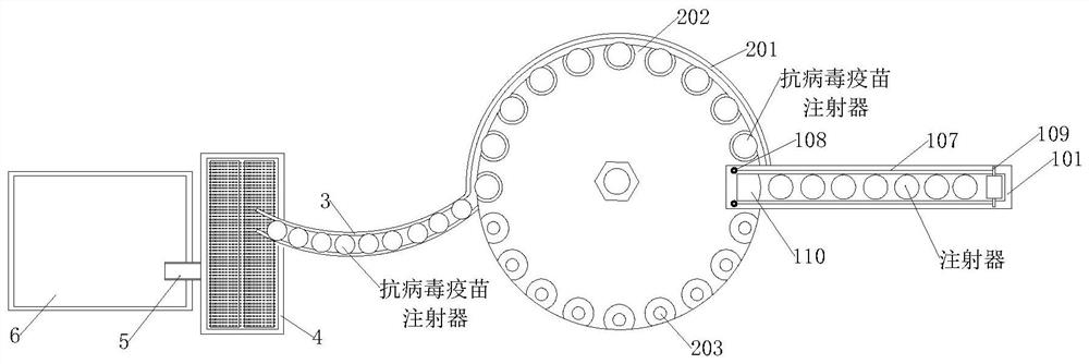 Non-toxic classified recycling treatment equipment for antiviral vaccine injection instruments