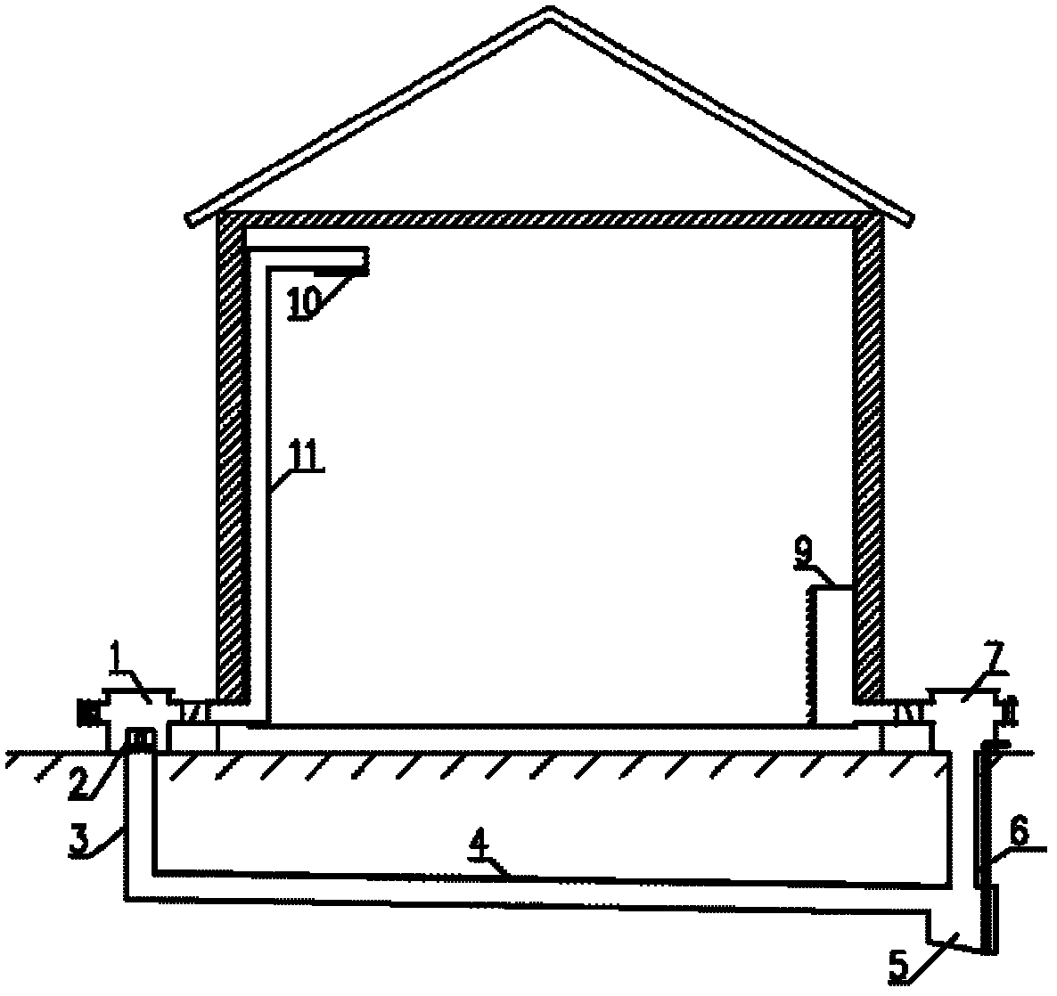 Residential gallery air cooling system and operation controlling method thereof