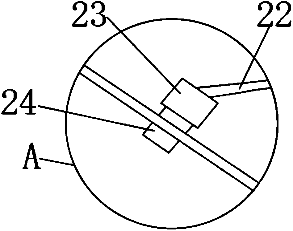 Novel support capable of being stably placed conveniently for teaching projector