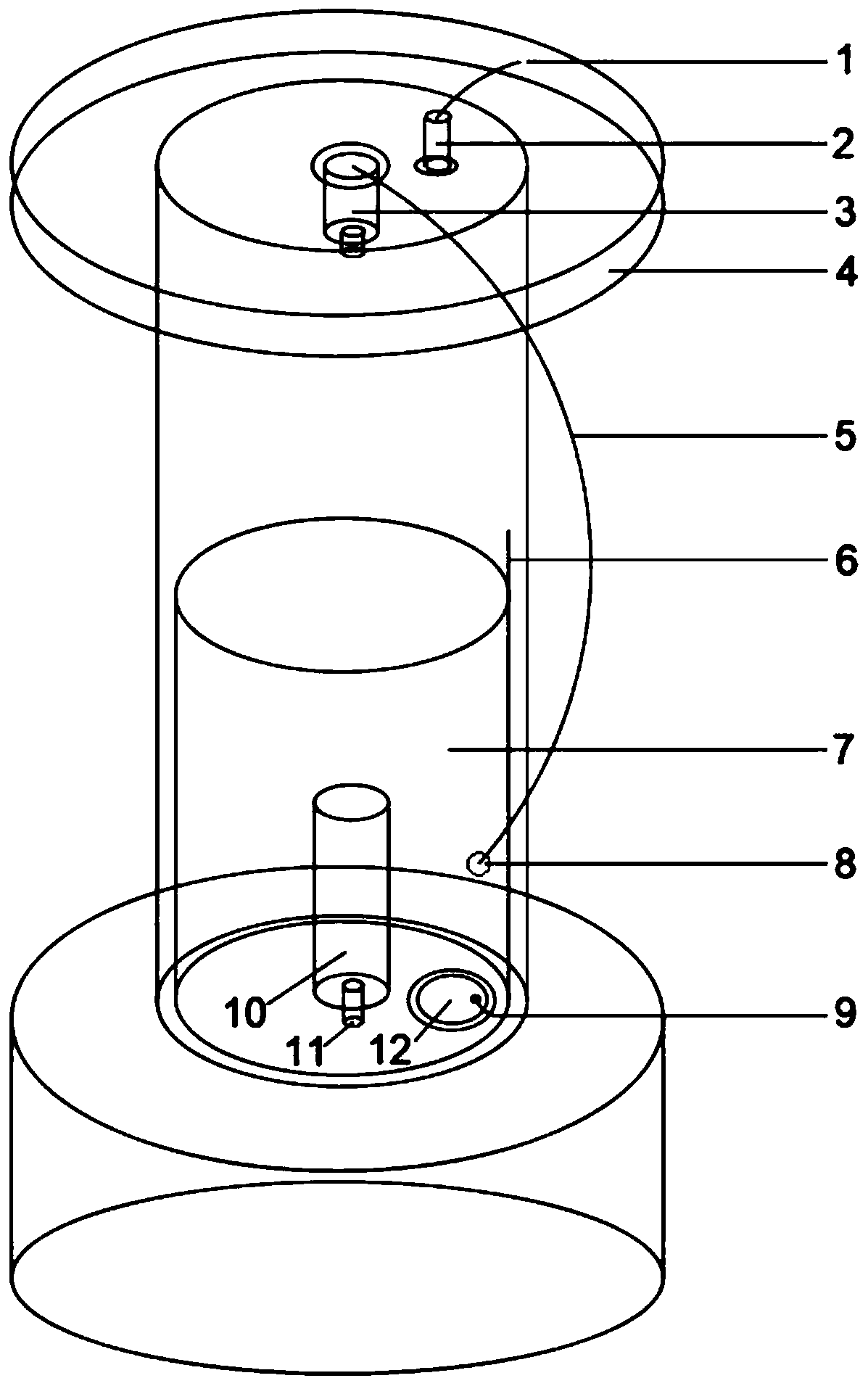 Novel cathode and anode electro-catalysis synergistic flue gas denitration method