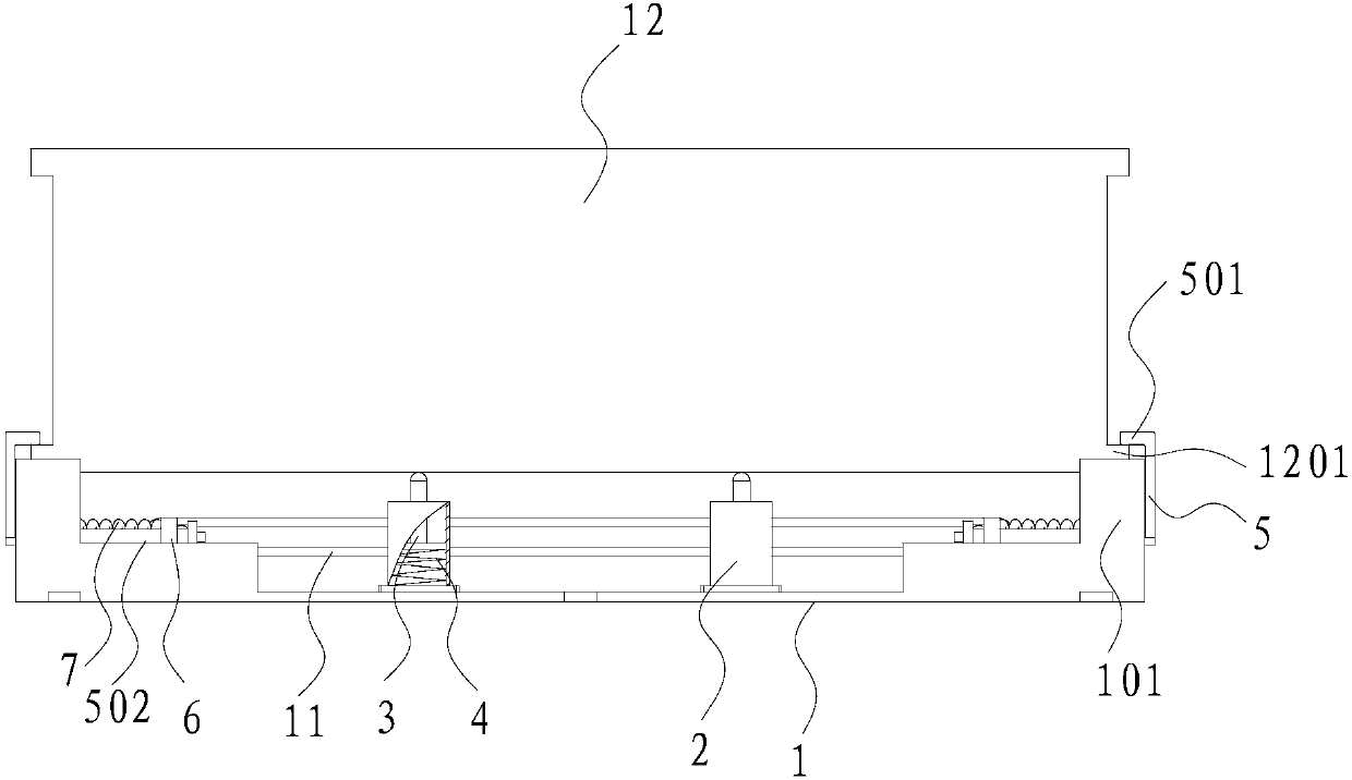 Pico-satellite open type locking and separating device