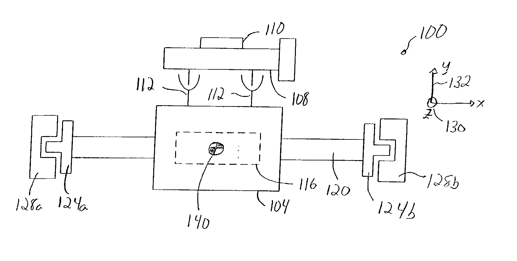 Actuator to correct for off center-of-gravity line of force