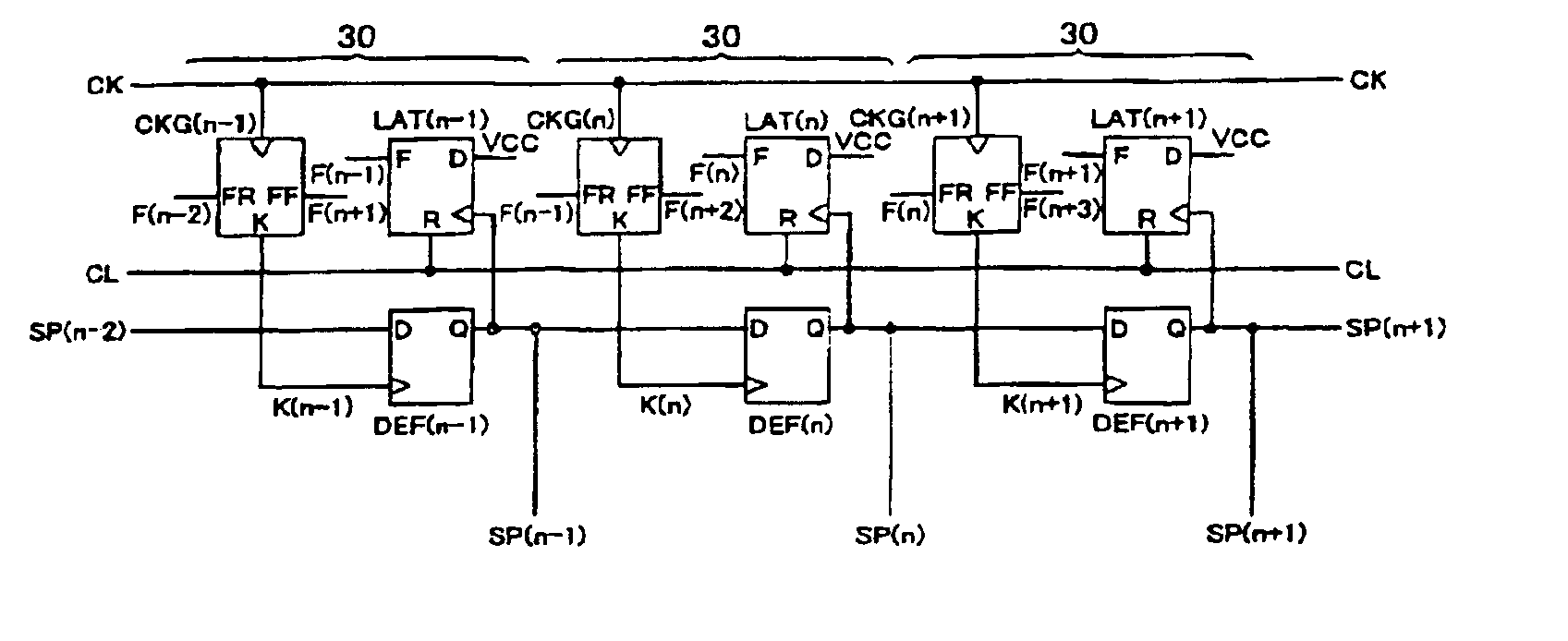 Shift register, display apparatus and information display apparatus