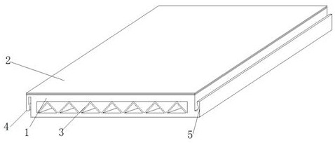 Glass fiber reinforced plastic hollow web convenient to clean