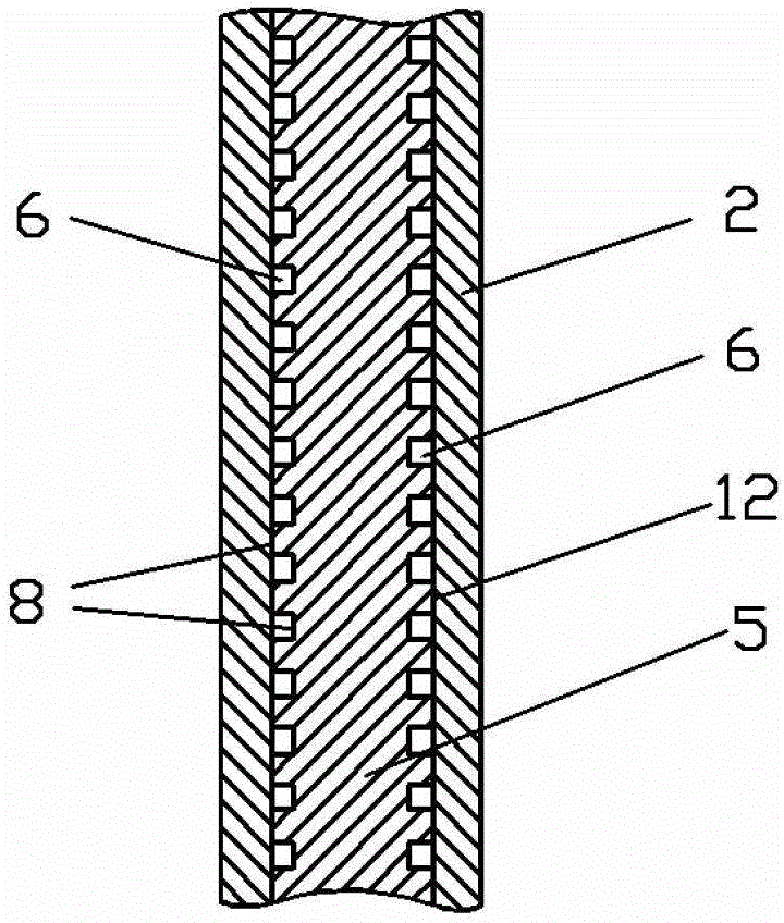 Hybrid nozzle guide vane made of ceramic matrix composite materials