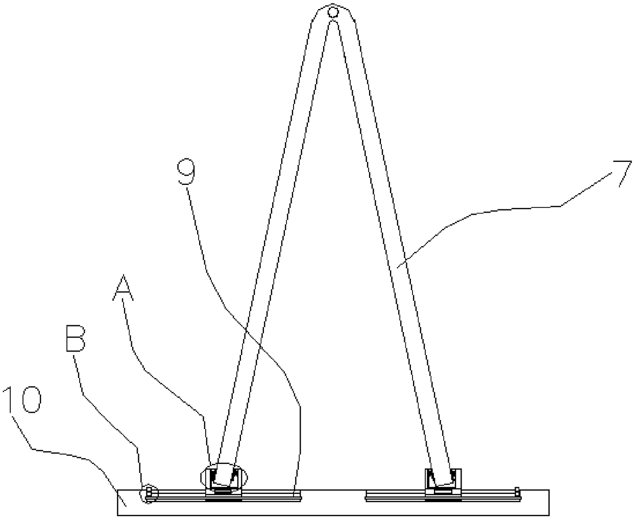 Insulating ladder clamping device