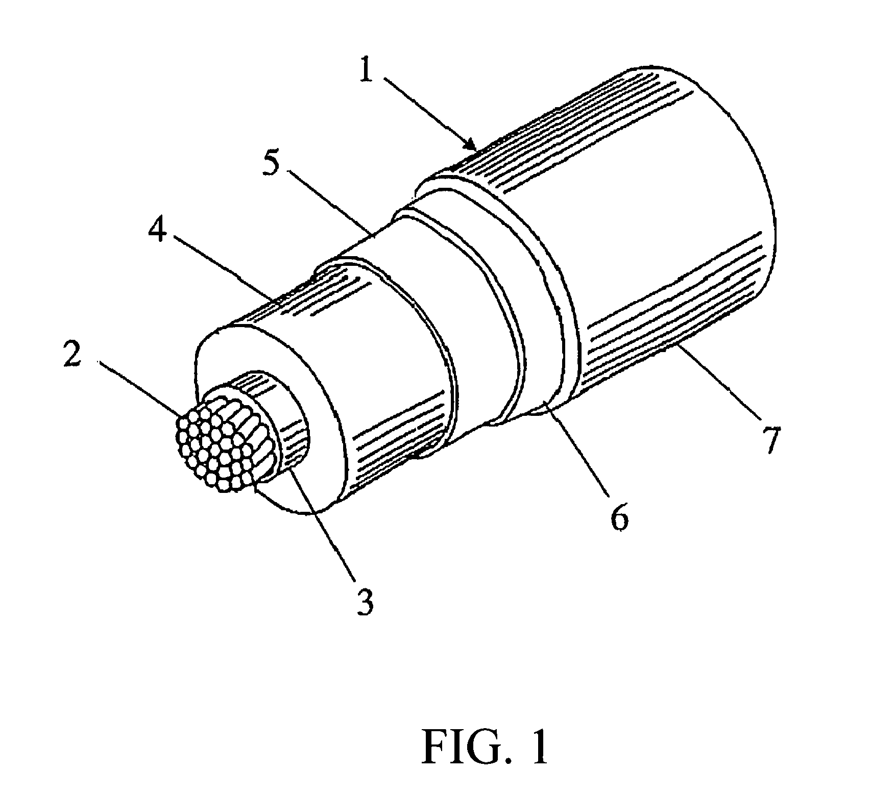 Electric article comprising at least one element made from a semiconductive polymeric material and semiconductive polymeric composition