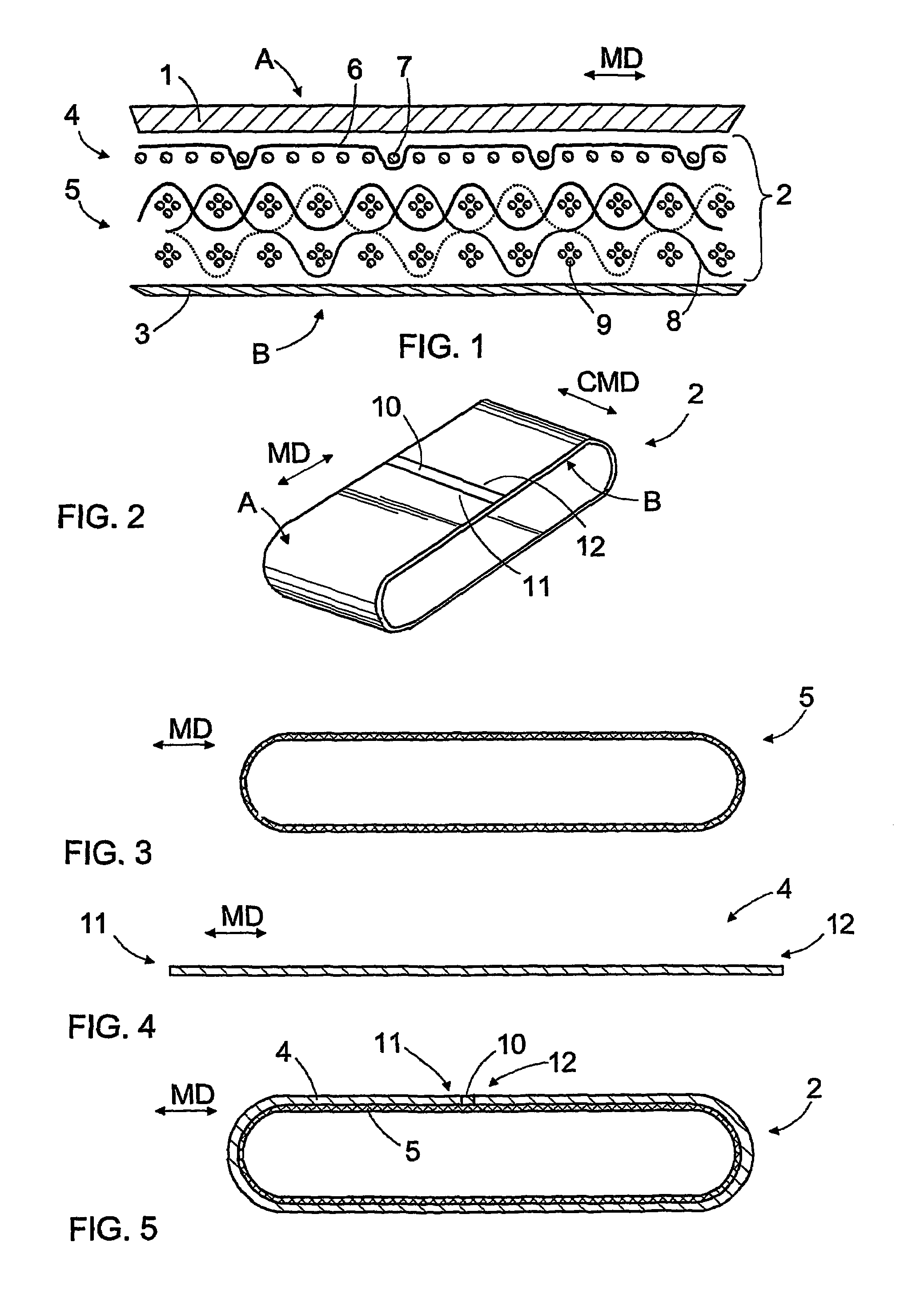 Method of manufacturing a press felt, and a press felt, with the shape of a closed loop