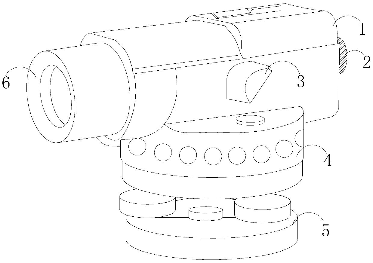 Height measurement level gage for building surveying and mapping