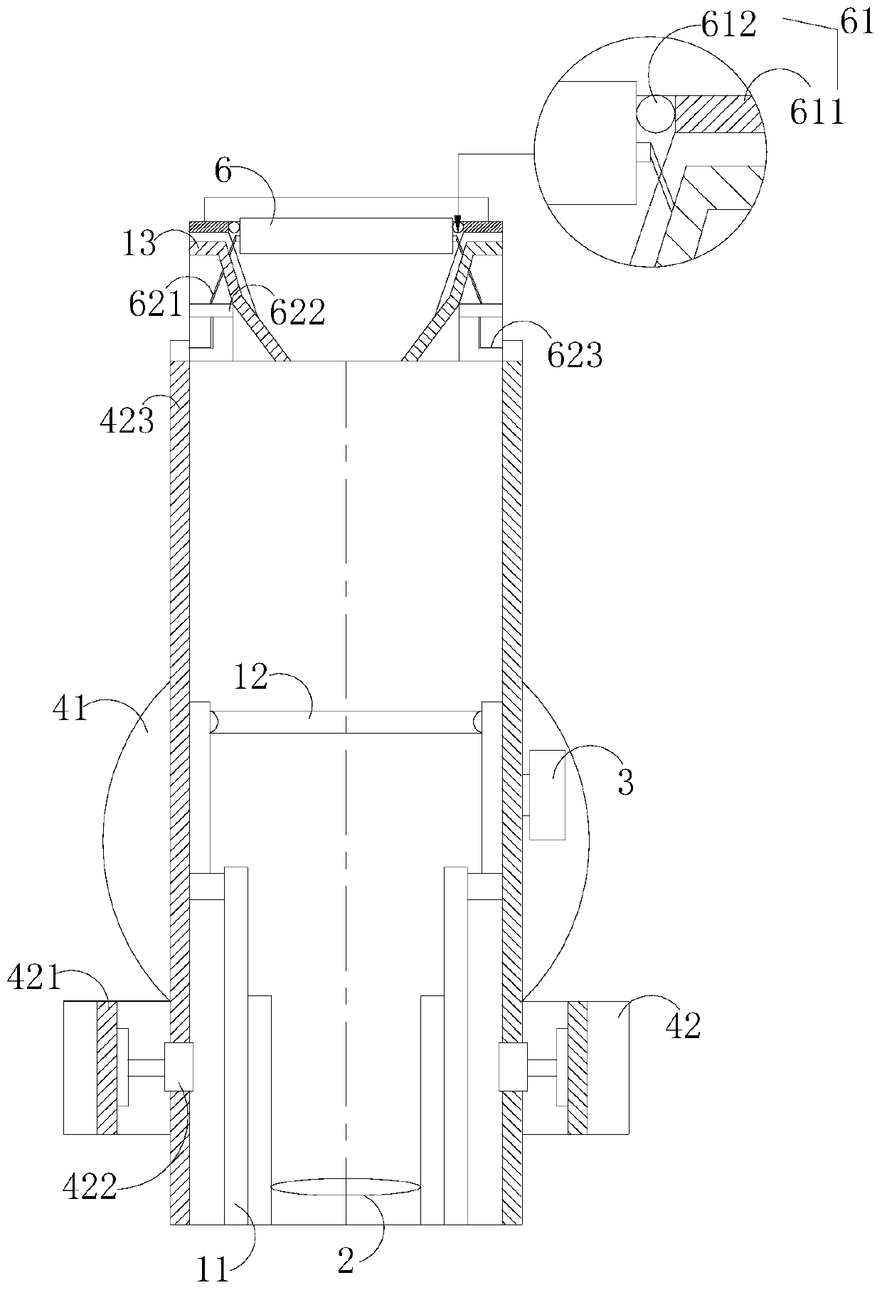 Height measurement level gage for building surveying and mapping