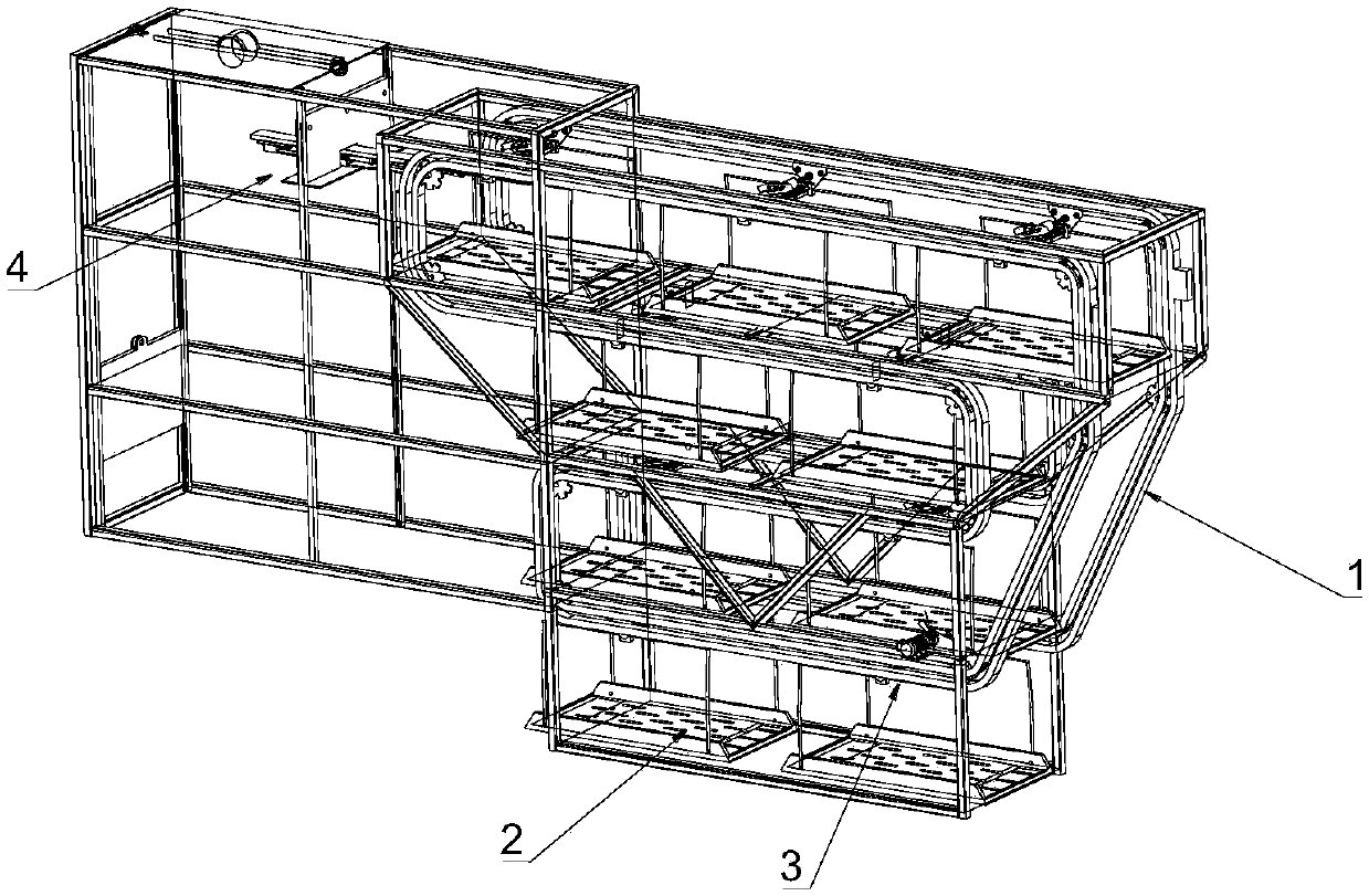 Circulating stereo garage suitable for roadsides