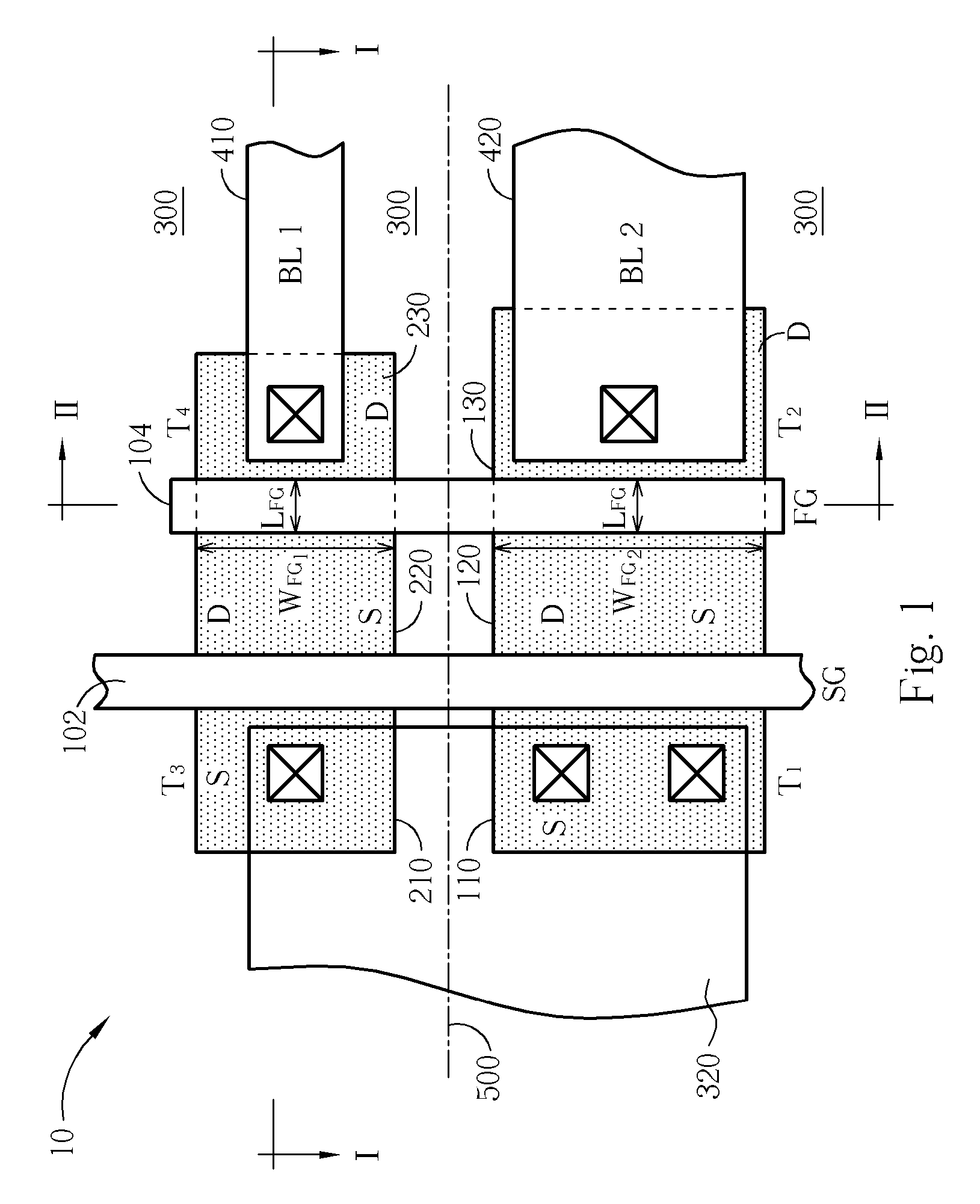 Single poly non-volatile memory